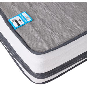 White Wavy Foam and Pocket Spring Hybrid Mattress  shot 10351015