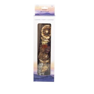 Sacred Smudge Wand With Rosemary, Palo Santo  Red Jasper
