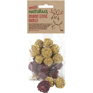 Naturals Crunchy Festive Bauble Small Pet Treats