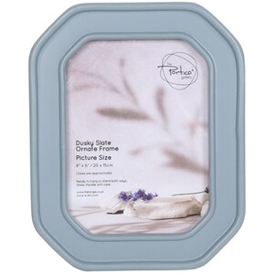 Dusky Slate Ornate Frame