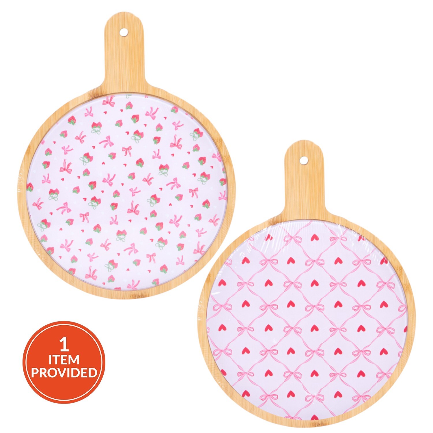 Hearts Bamboo Serving Board