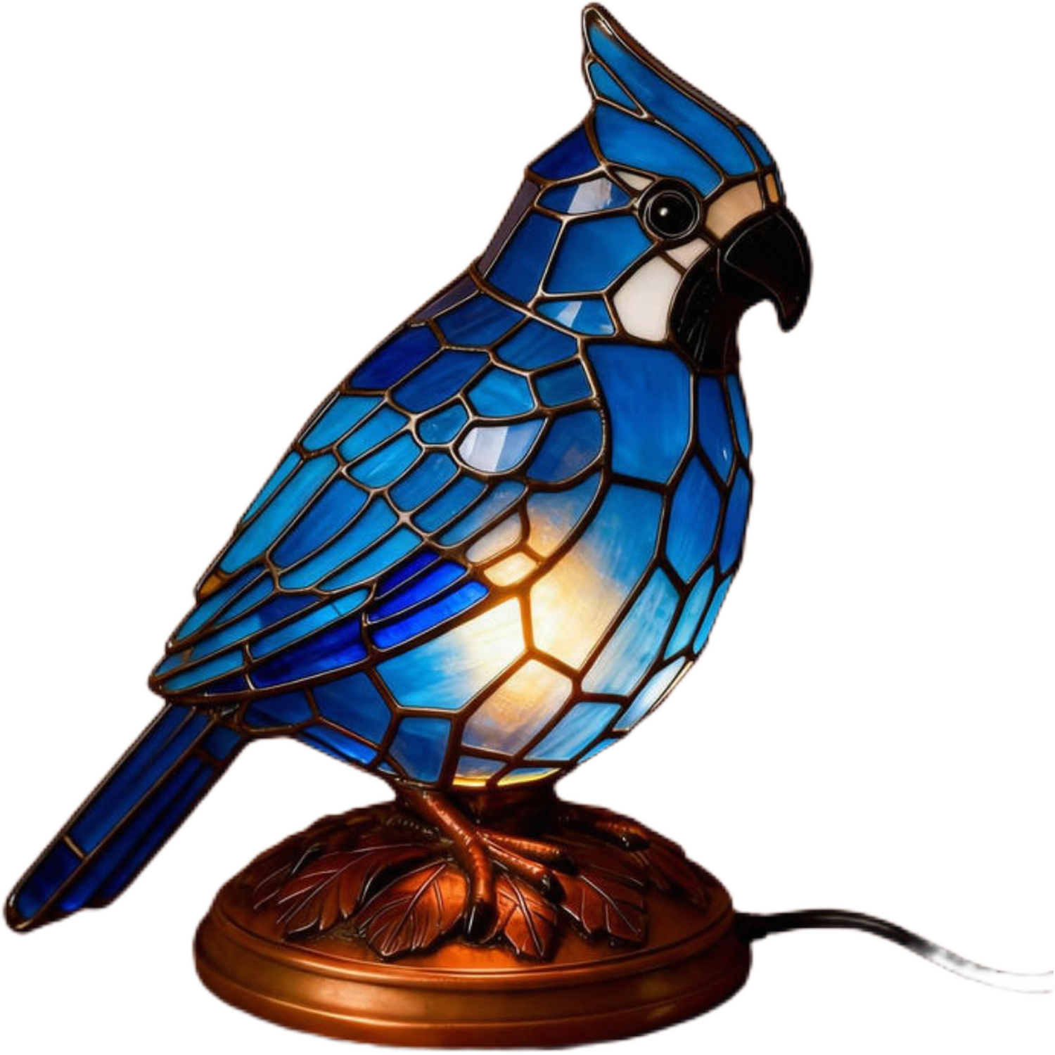 Image of Resin Bird Animal Table Lamp -&hellip;