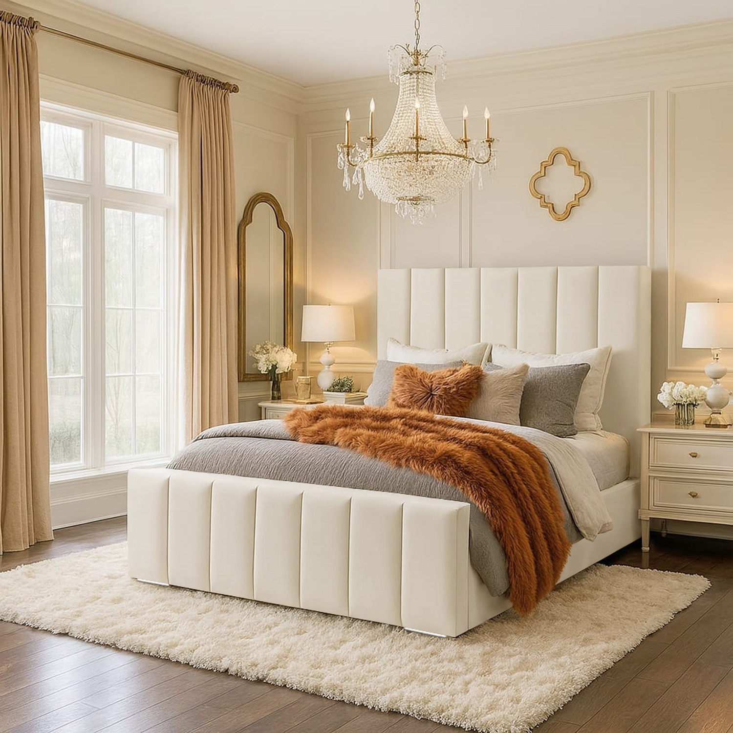Clara Bed Frame - Yellow Small Double