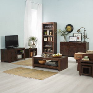 Dakota Mango Contemporary Coffee Table Large