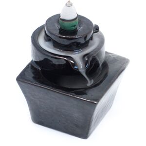 Back Flow Incense Burner Round to Square