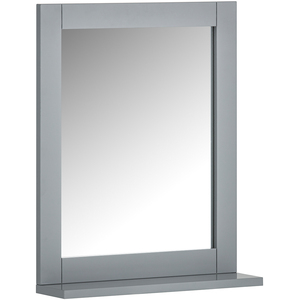 Modern Wall Mounted Mirror with Shelf