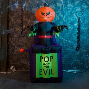 Jack In The Box Pumpkin Inflatable