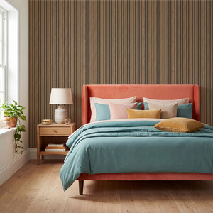 Pinstripe Wood Slats Wallpaper
