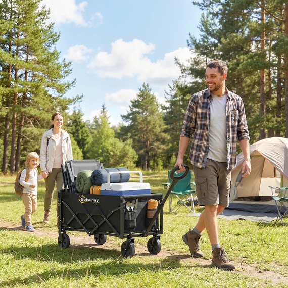 Outsunny 60L Festival Trolley on Wheels