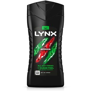 Lynx Africa Shower Gel 225ml - Pack of 3
