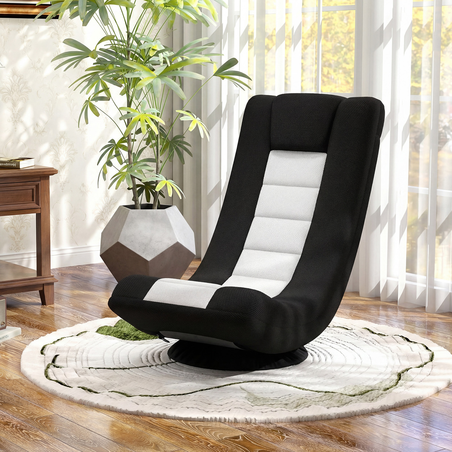 Rotating Click Chair 360° Rotating Lounge Chair Swivel Floor Chair