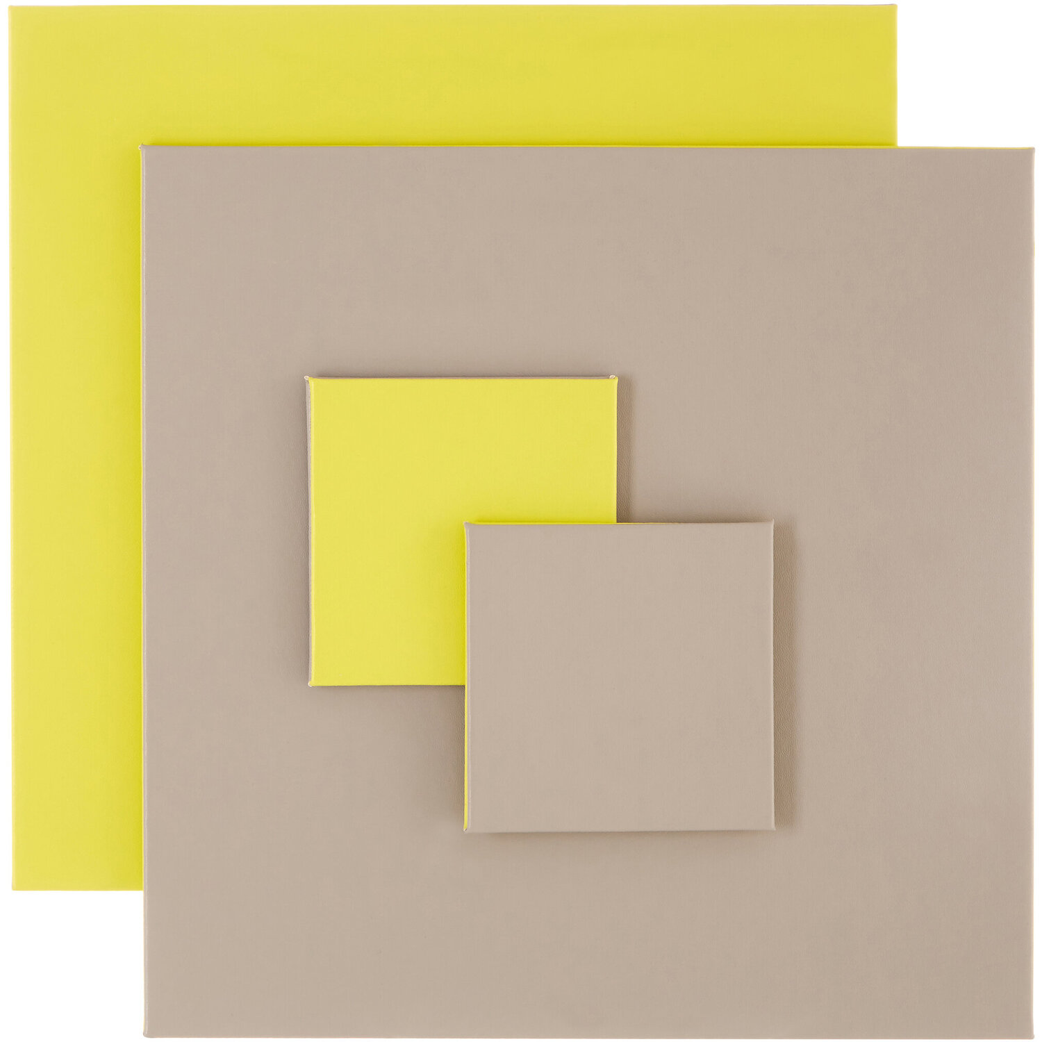 Geome Reversible Grey and Green Placemat and Coaster Set of 4 - Green