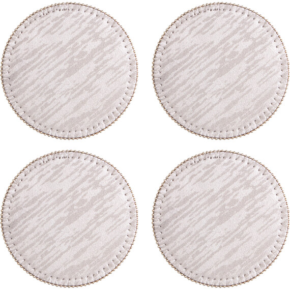 Knightsbridge Set Of 4 Round Coasters