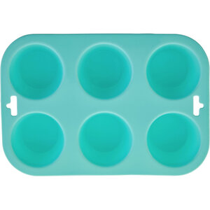 Zing Pastel Green 6 Cup Muffin Mould