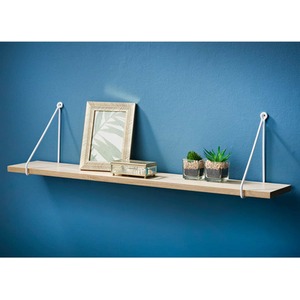 Wide Metal Frame Floating Shelf