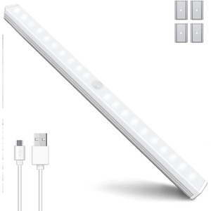 Smart Sensor Wardrobe Light, with Rechargable USB