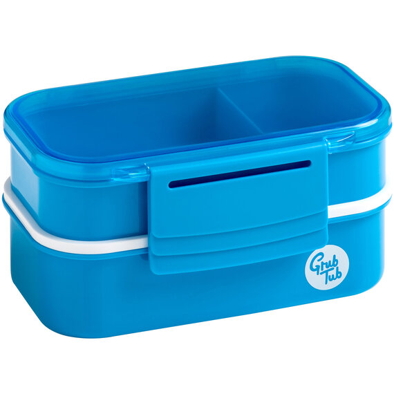 Grub Tub Blue 2 Tier Lunch Box