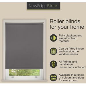 Oyster / 90 Thermal Blackout Roller Blinds shot 14603769