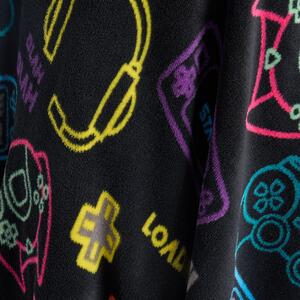 OHS Leopard Print Hooded Blanket
