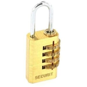 Securit Brass Combination Padlock