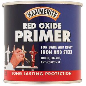 Hammerite Red Oxide Primer 250Ml - Anti-Corrosive, Quick-Drying - MPN 5092843