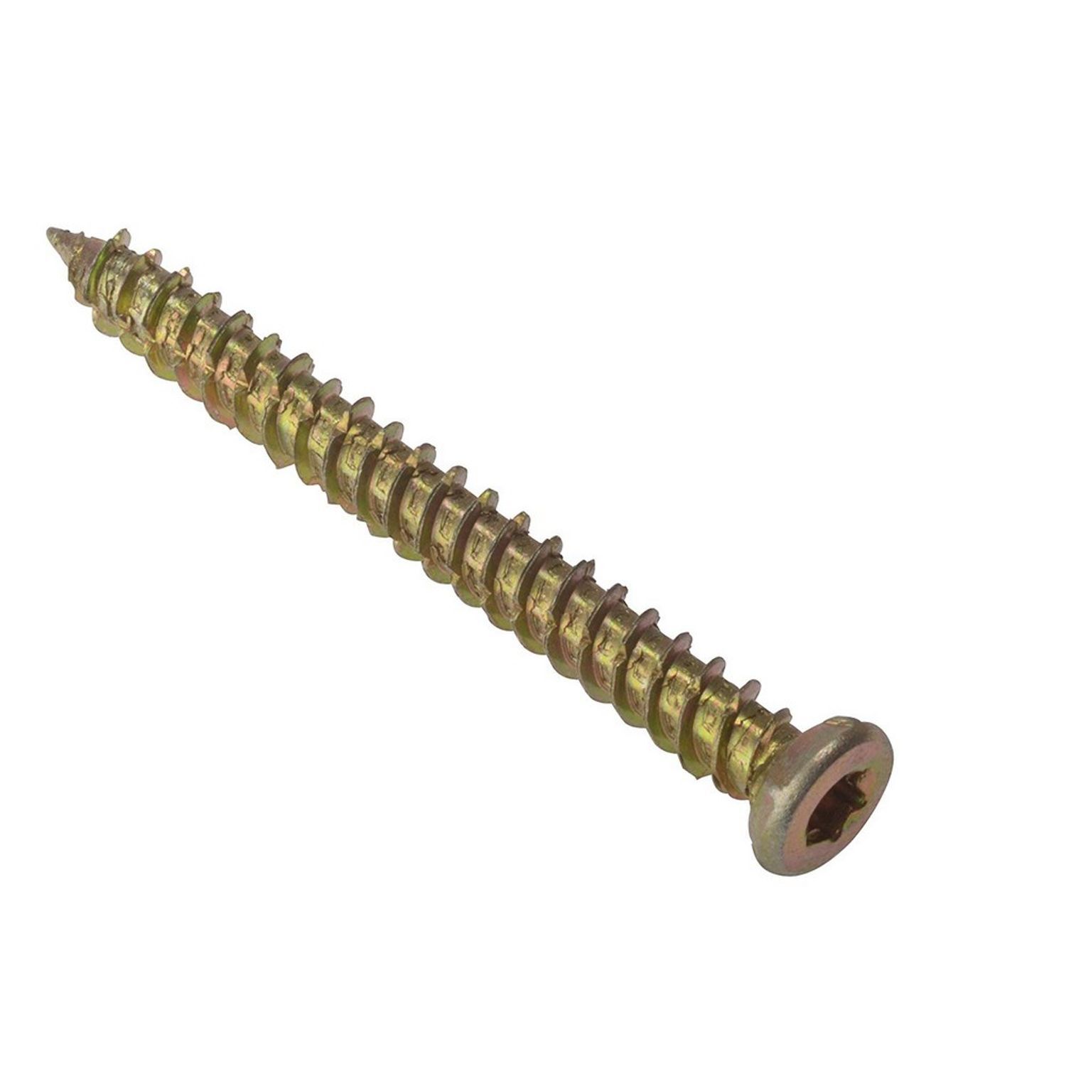 Picardy Concrete Frame Screws (Pack Of 100) - Zinc Yellow / 1