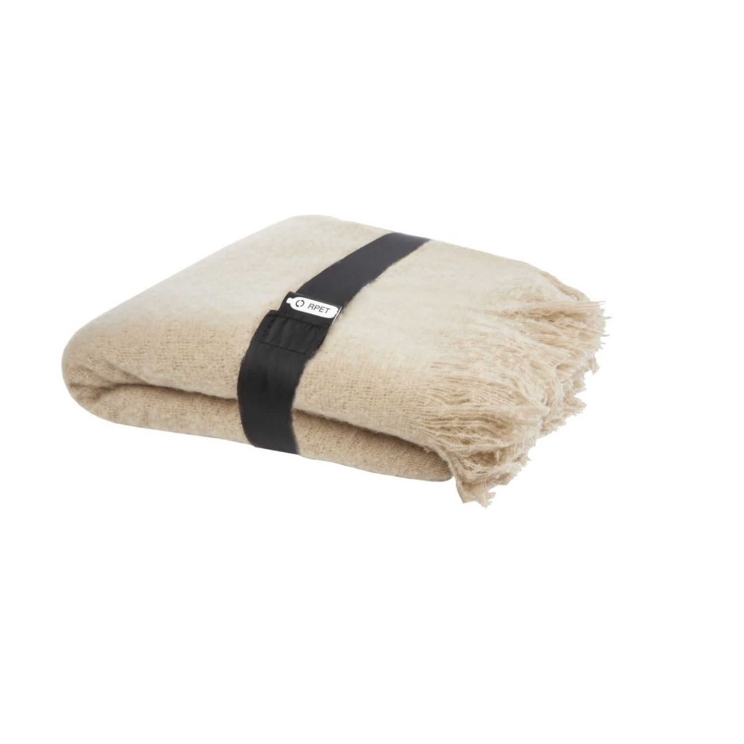 Seasons Faux Mohair Blanket - Beige