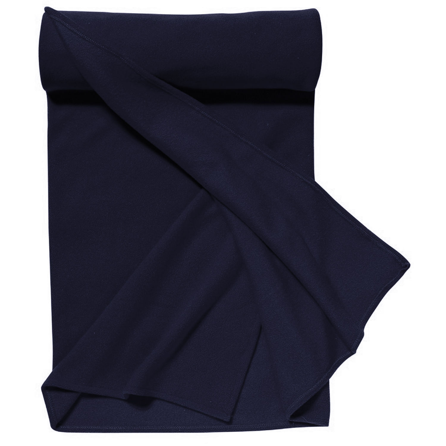 SOLS Plaid Pill Resistant Fleece Blanket - French Navy