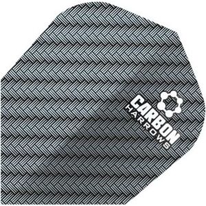 Harrows Dimplex Carbon Dart Flights (Pack Of 3)