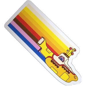 The Beatles Yellow Submarine Striped Fridge Magnet