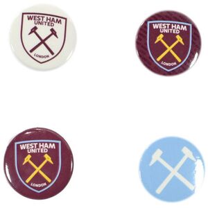 West Ham United FC Badge (Pack of 4)