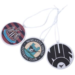 Newcastle United FC Retro Air Freshener (Pack of 3)