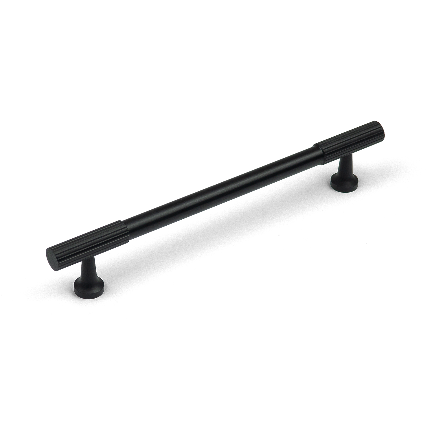Handle & Home 160mm Matt Black Reeded Cabinet Handle – Modern Kitchen Cupboard & Drawer Pull - Image 5