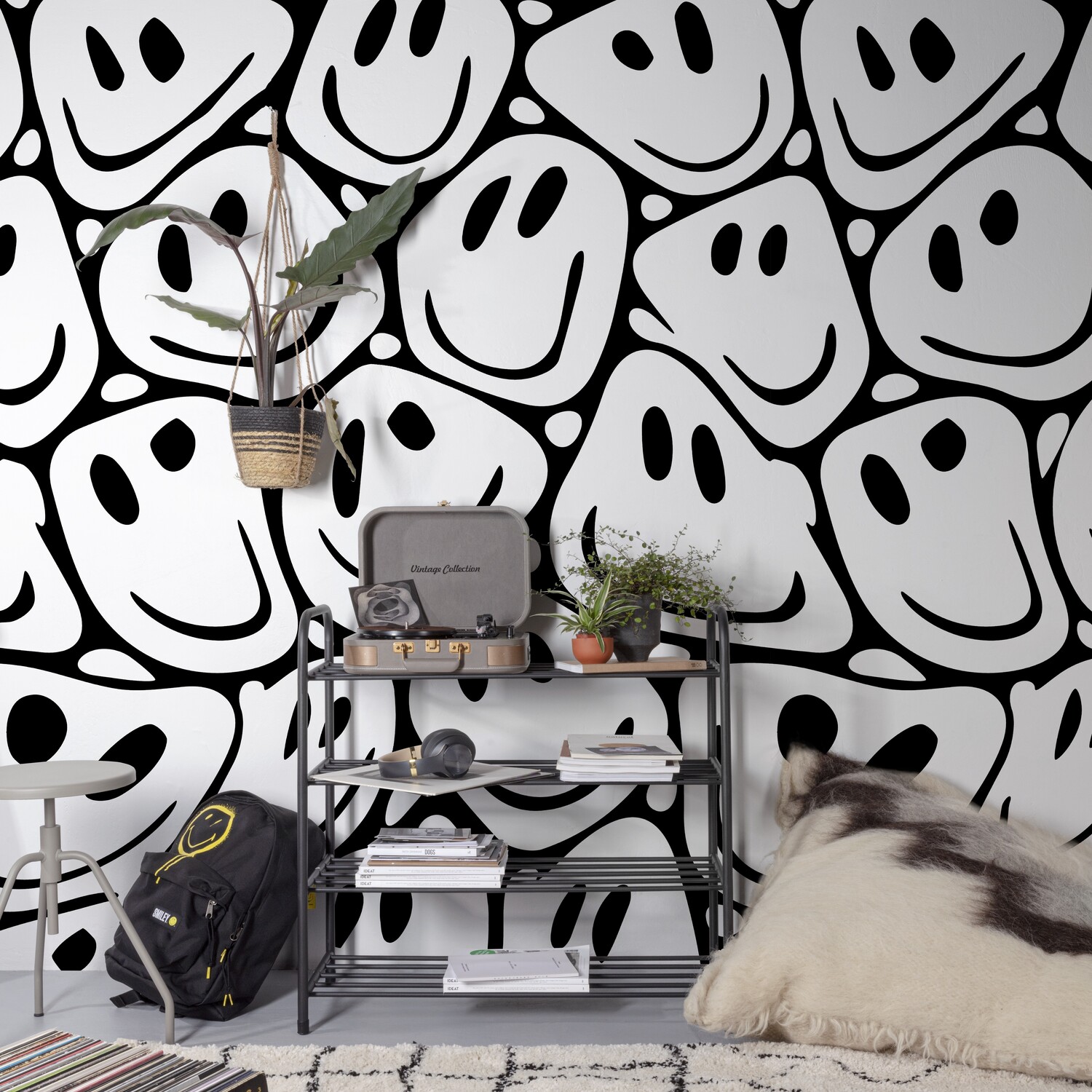 Grandeco Winkey - Black & White