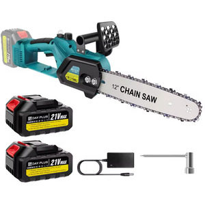 12 Inch Cordless Chainsaw With 2 Battery