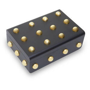 Frida Large Black and Gold Trinket Box