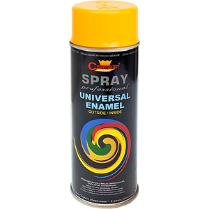 400 mL Signal Yellow (RAL 1003) Universal Gloss Enamel Spray Paint, Fast Drying