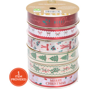 Thin Traditional Decorating Ribbon
