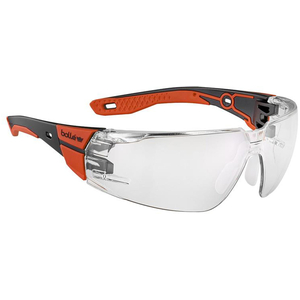 Bolle, Rush+ 2.0, Safety Glasses, Clear, Platinum