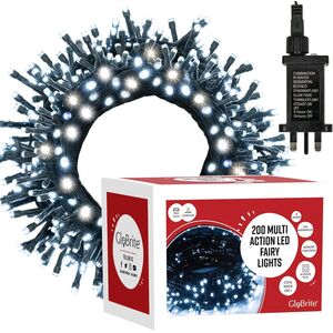 GloBrite LED Christmas String Lights (8 modes)