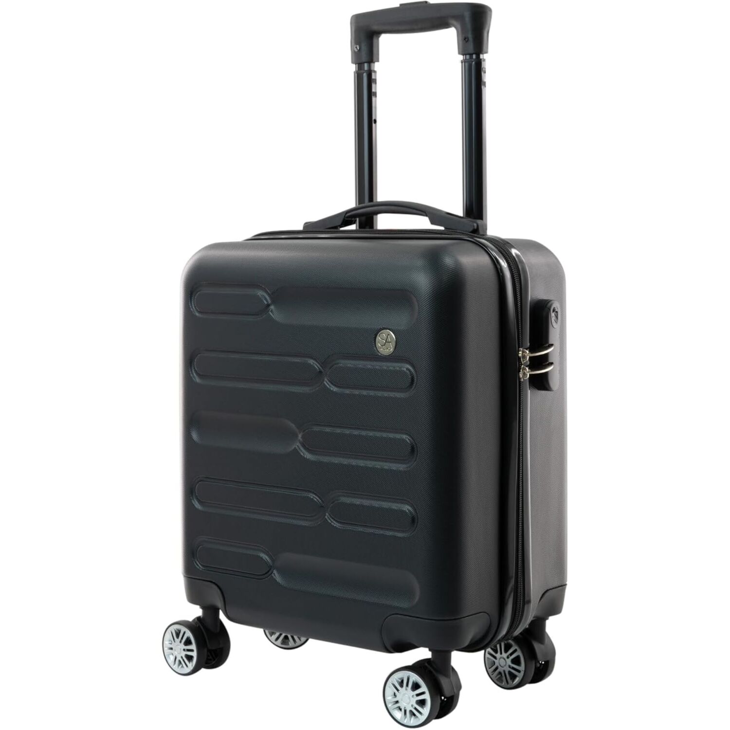 Tanness Sa Products 45Cm Abs Cabin Suitcase With 4 Wheels - Black