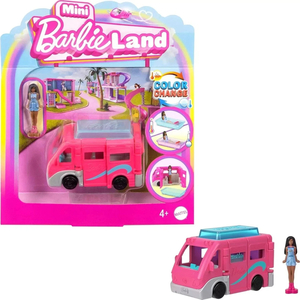 Barbie Mini Land Playsets with Toy Vehicle and Doll DreamCamper