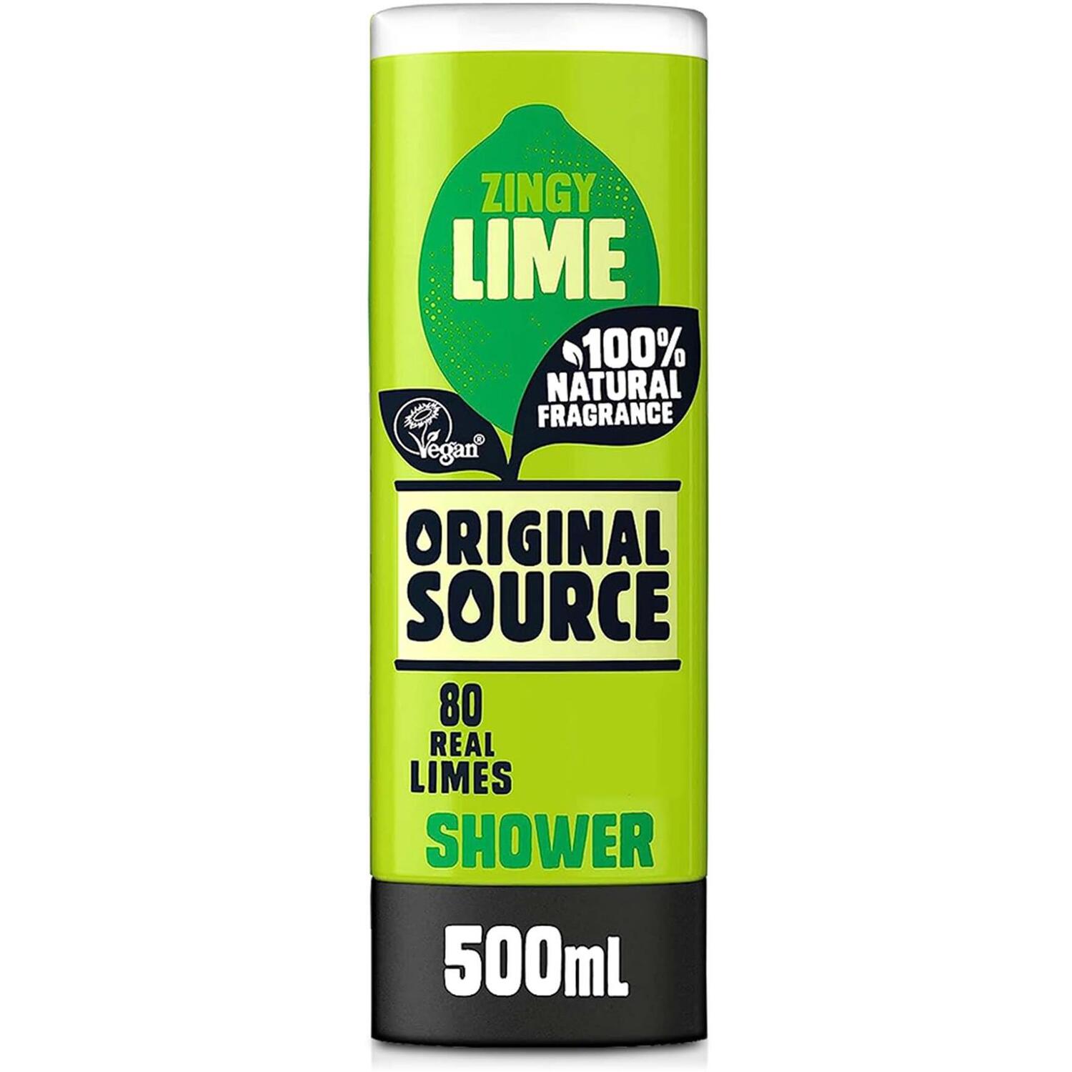 Original Source Lime Vegan Shower Gel, 500 ml - Image 4