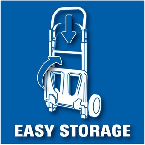 Einhell BT-HT90 Folding Truck, 90 kg Aluminium Trolley
