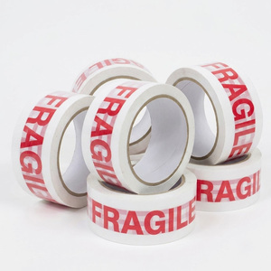 6 x Strong Sticky 50mm x 66m Printed 'FRAGILE' Packaging Tape