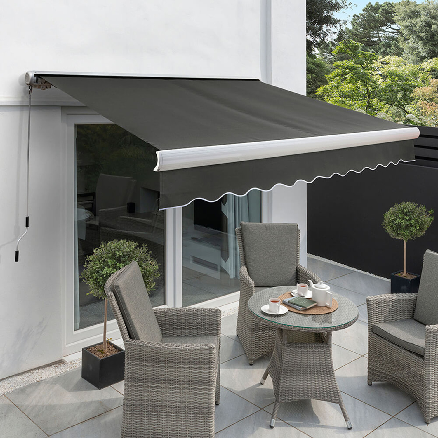 Image of Full Cassette Electric Patio Awning 4m&hellip;