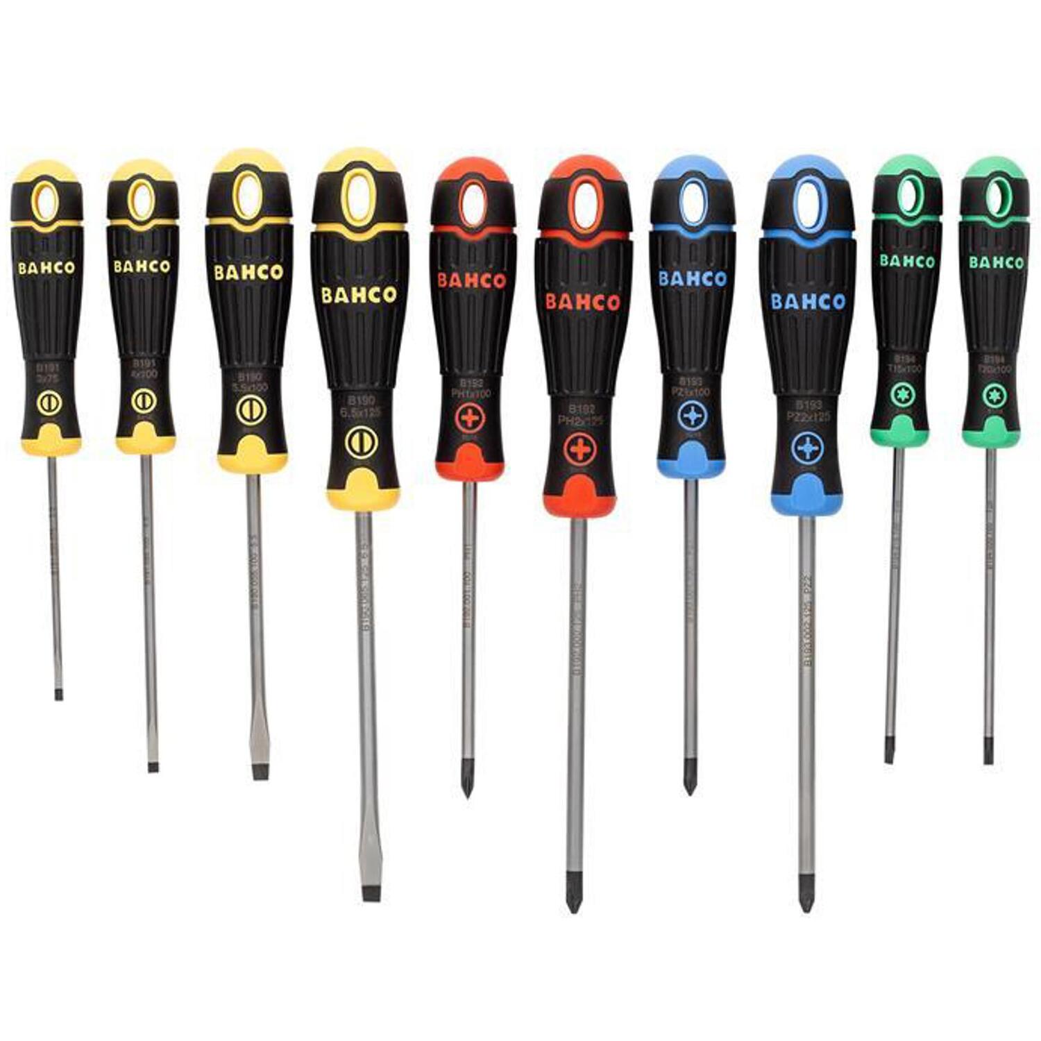 Bahco Screwdriver Set Assorted Screwdrivers 10 Piece B219.010RB - Image 14