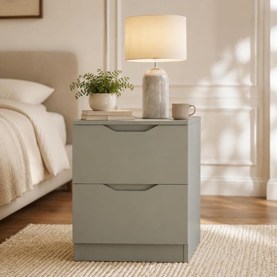 Modern 2 Drawer Chest of Drawers