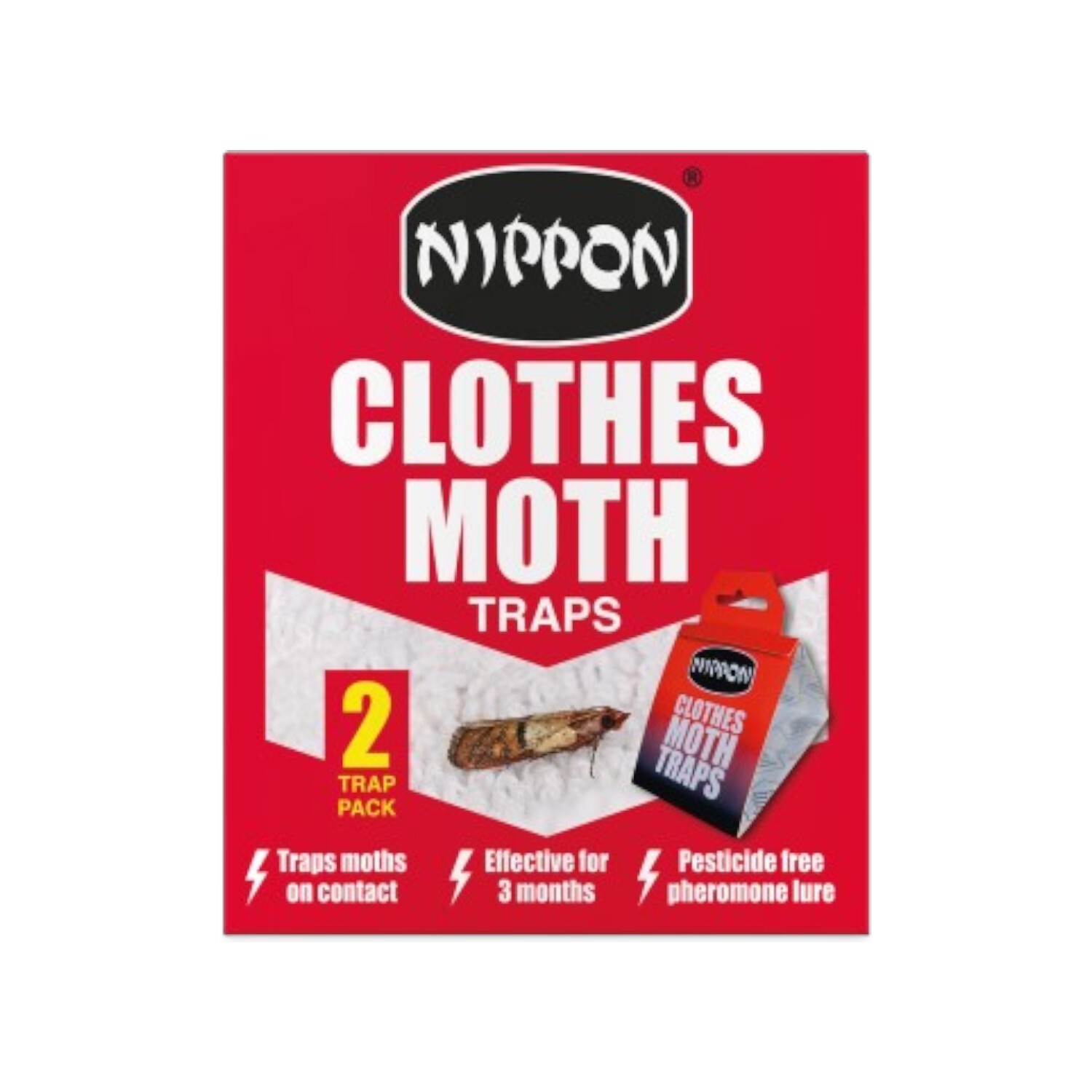 Vitax Clothes Moth Traps - Red