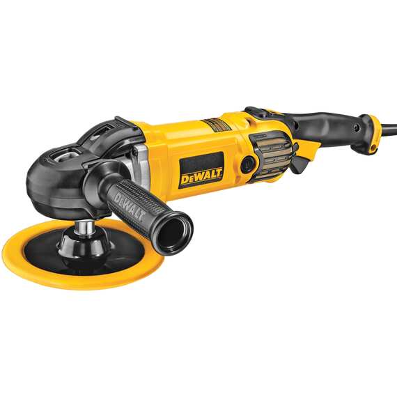 DEWALT DWP849X 1,250 W Variable-Speed Polisher, 150/180 mm Pads.